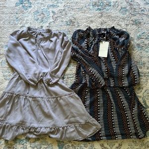 2 dresses, long sleeve size 10